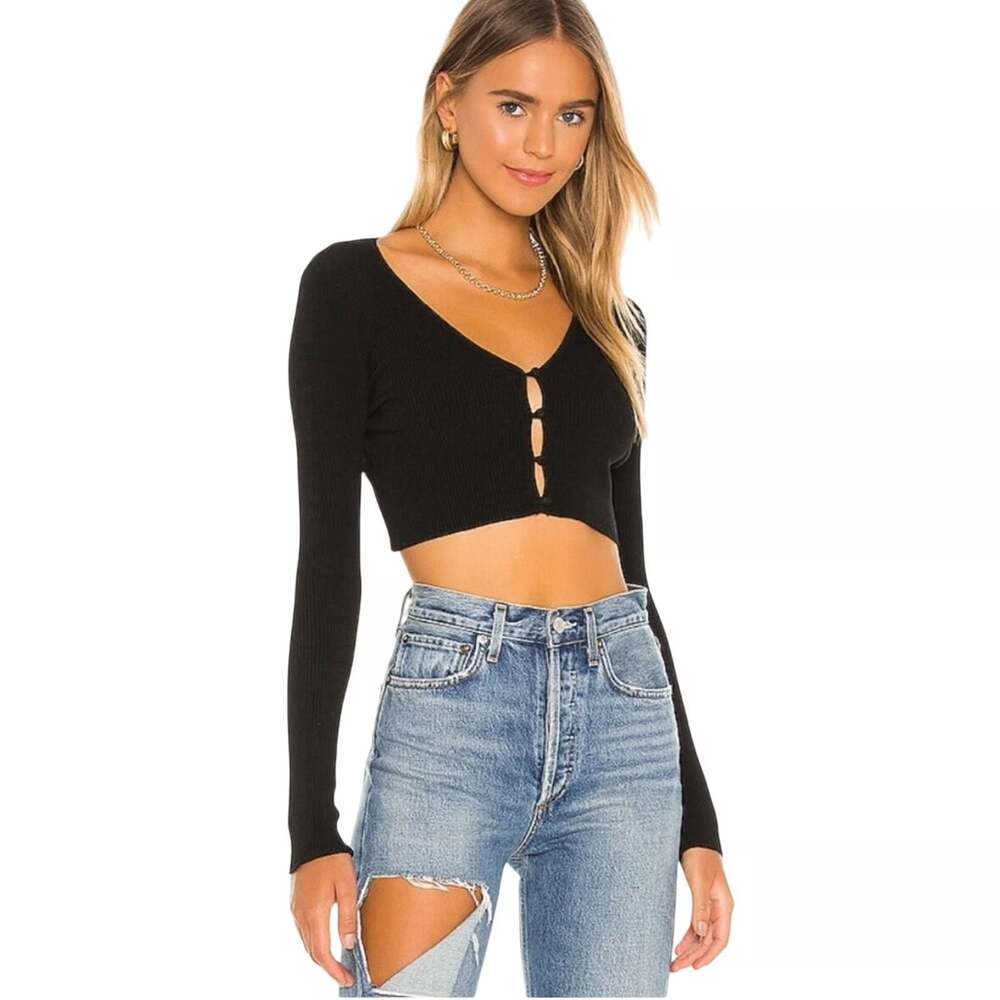 Lovers and Friends Audrey Cardigan in Black Medium